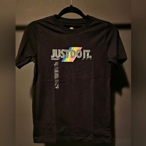 Nike Rainbow Tee 'Just Do It' Design Girls Medium